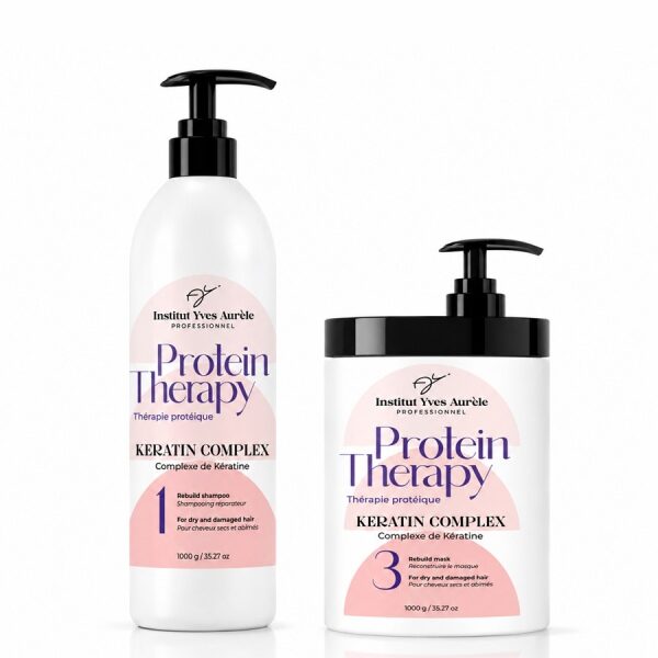 Protéïnethérapieset : Shampooing et masque capillaire Protéïnethérapieset : Shampooing et masque capillaire